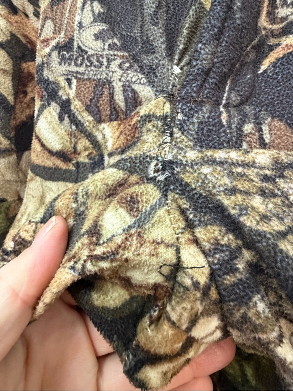 Mossy Oak Camo Fleece Hunting Cargo Pants Men’s 40x30 Outdoor - Picture 6 of 10